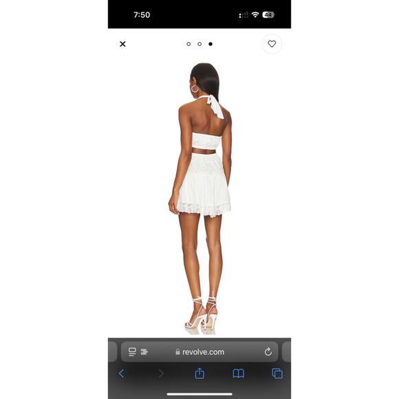 Bohima Dress in True White by LoveShackFancy - Picture 4 of 9